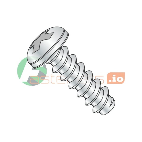 Newport Fasteners Self-Drilling Screw, #4 x 1 in, Zinc Plated Steel Pan Head Phillips Drive, 10000 PK 428469 - main